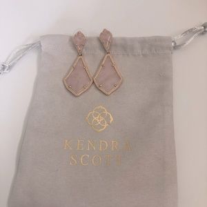 Rose gold Kendra Scott earrings